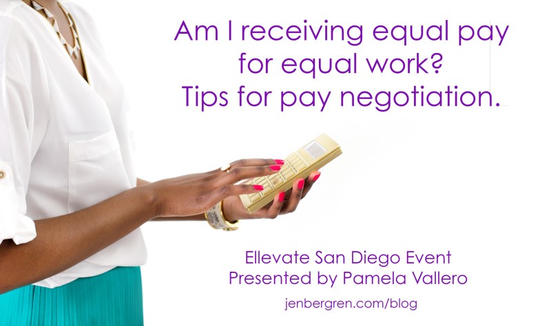 equal pay negotiation ellevate san diego