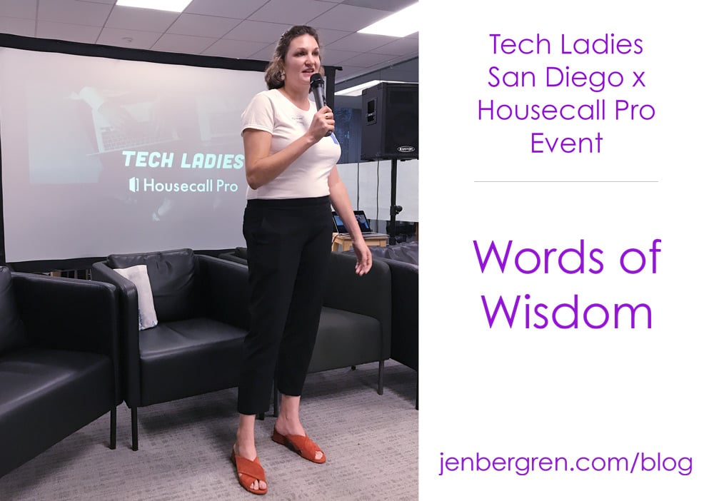 Event Recap: Tech Ladies San Diego x Housecall Pro: Words of Wisdom